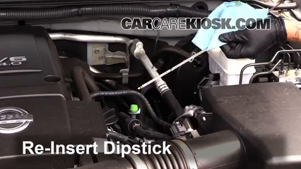 Check Oil Level 2005-2019 Nissan Frontier - 2012 Nissan Frontier SL 4